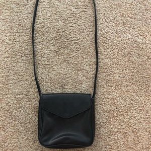 Black leather Ralph Lauren Crosby body bag